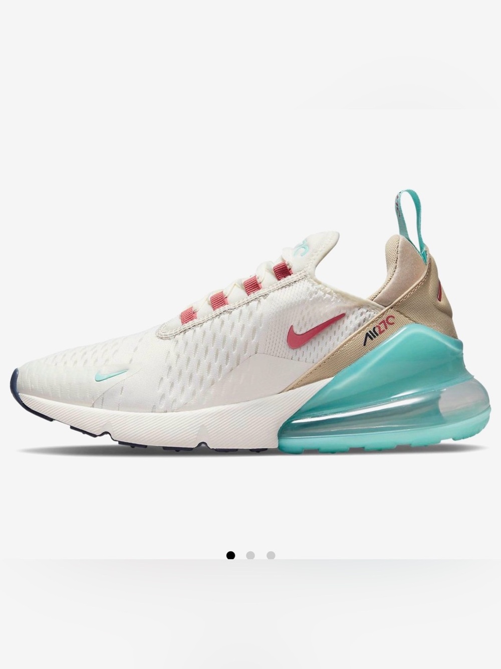 Nike Women's Air Max 270 - White/Teal/Pink